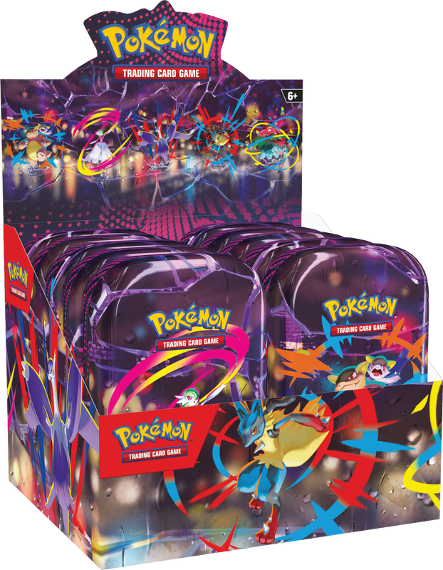 Pokemon TCG: Mega Heroes Mini Tin Display (10 Tins)