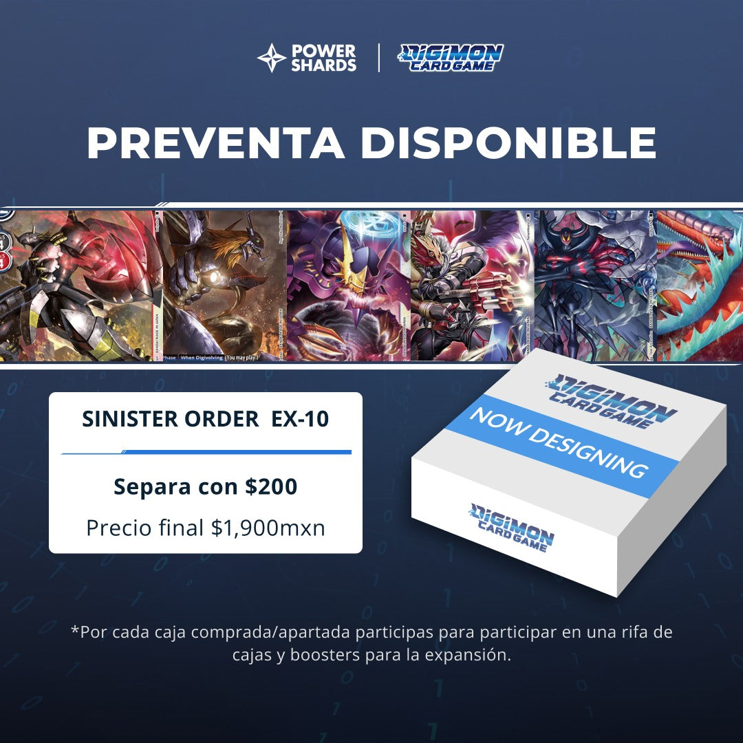 Sinister Order EX-10 (PREVENTA)