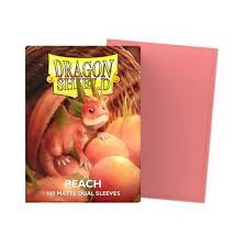 Dragon Shield Sleeves: Standard DUAL- Matte Peach