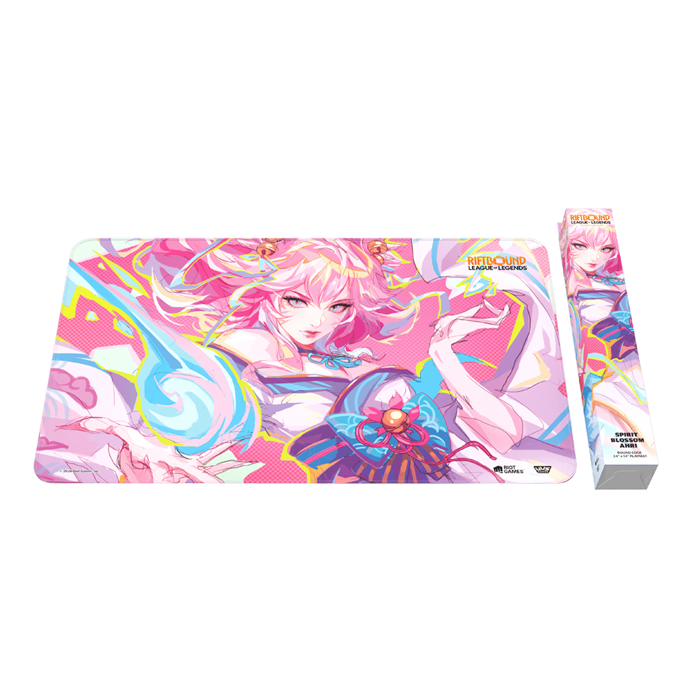 Playmat: Riftbound- Spiritforged- 'Spirit Blossom Ahri' Art