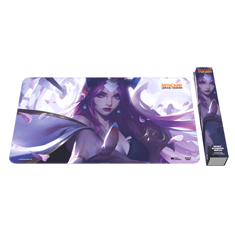 Playmat: Riftbound- Spiritforged- 'Spirit Blossom Irelia' Art