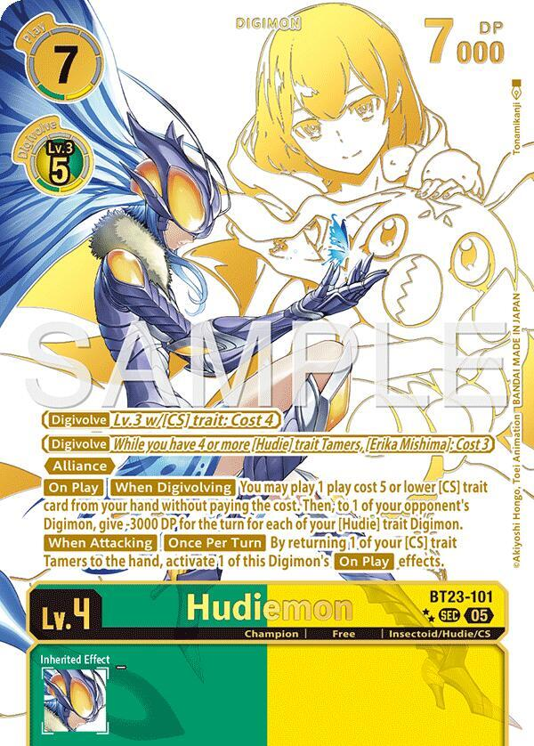 Hudiemon (Rare Pull) - Hackers' Slumber (BT-23)