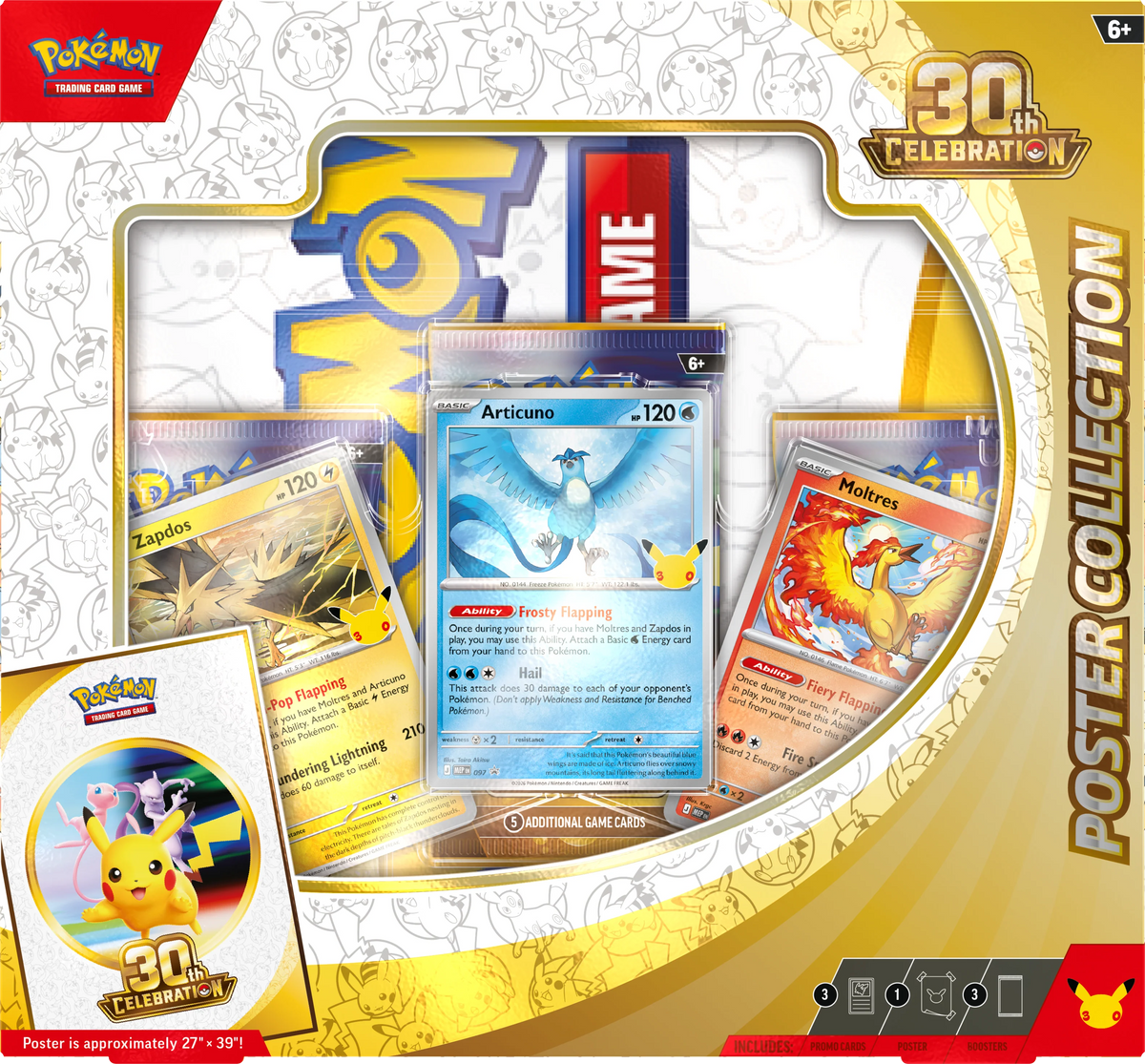 Pokemon 30 aniversario Poster Collection