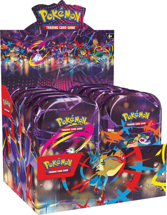 Pokemon TCG: Mega Heroes Mini Tin Display (10 Tins)