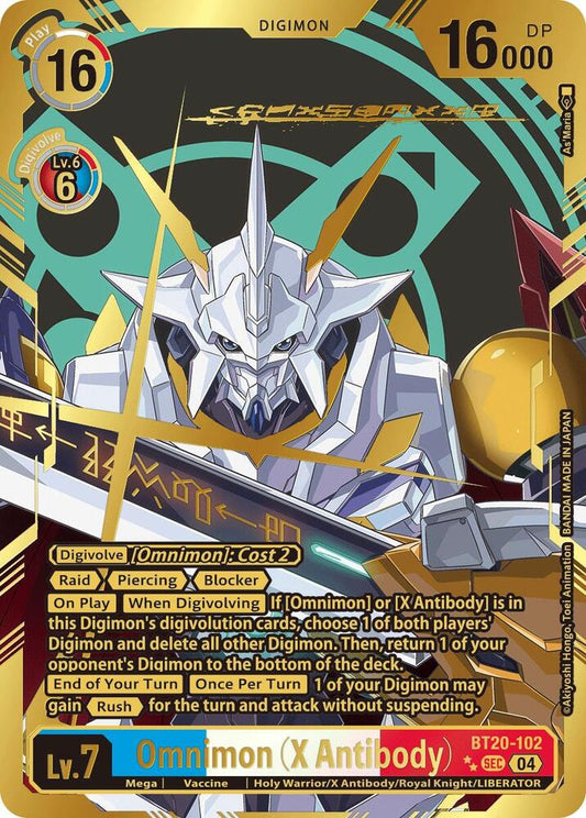 Omnimon (X Antibody) (Low Pull) - BT20-102 - SEC