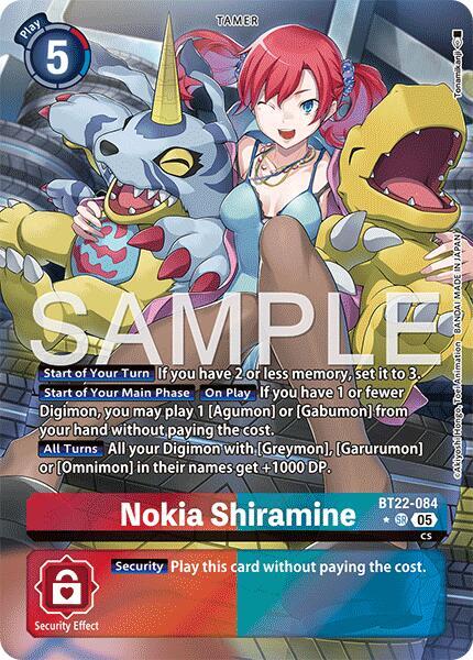 Nokia Shiramine (Alternate Art) - BT22-084 - SR
