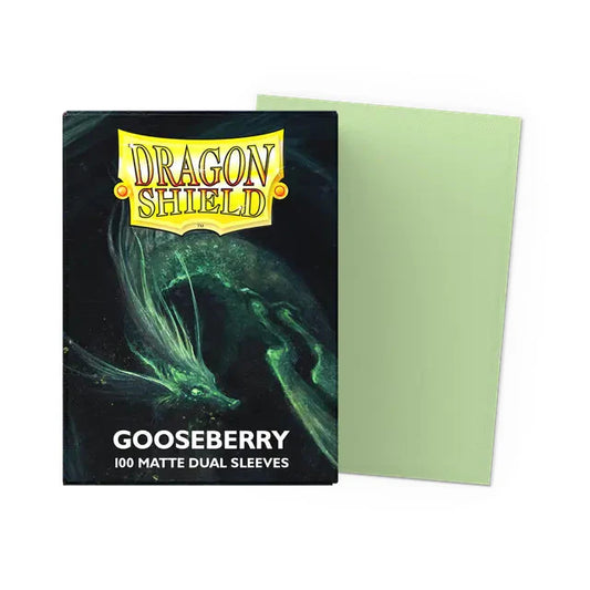 Dragon Shield Sleeves: Standard DUAL- Matte Gooseberry