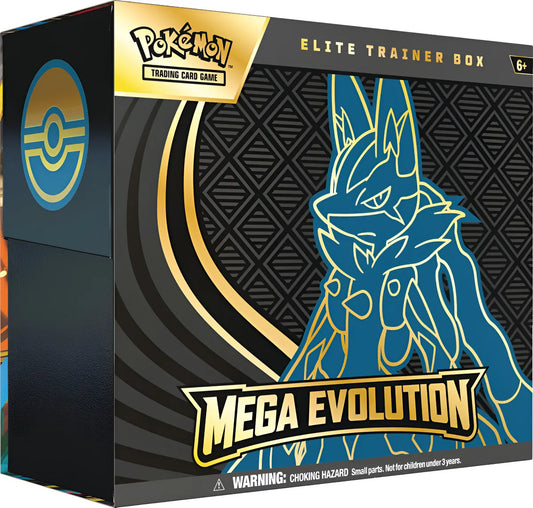Pokemon TCG: (ESPAÑOL) Mega Evolution 01- Elite Trainer Box (LUCARIO)
