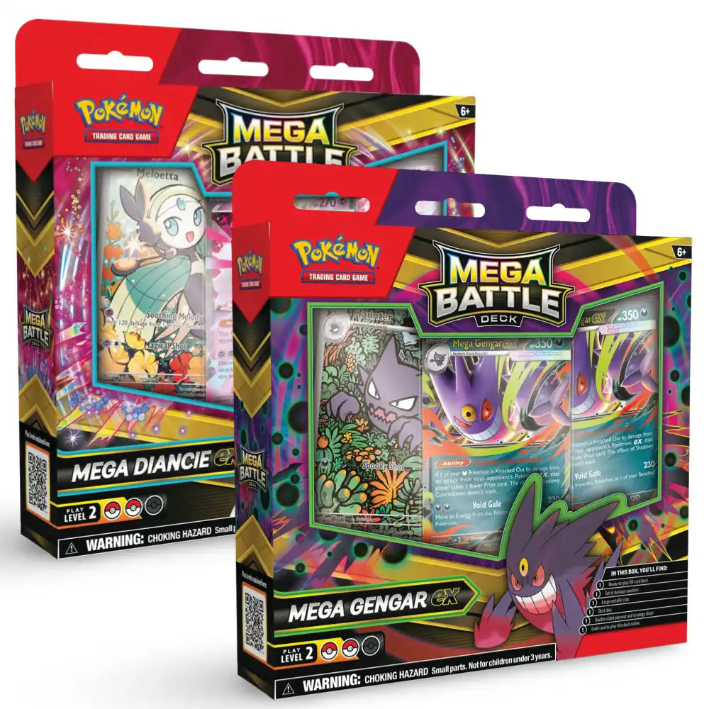 (PREVENTA) Pokemon Mega Battle Deck - Mega Gengar/ Mega Diancie
