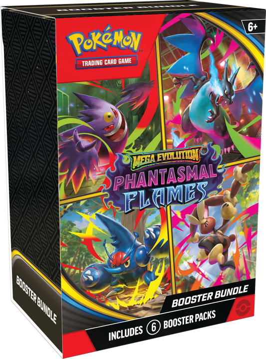Mega Evolution 02 Phantasmal Flames- Booster Bundle (PREVENTA)