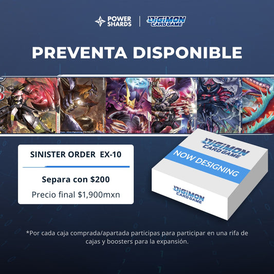 Sinister Order EX-10 (PREVENTA)