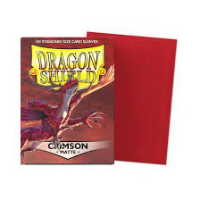 Dragon Shield Sleeves: Standard- Matte Crimson