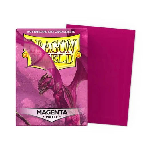 Dragon Shield Sleeves: Standard- Matte Magenta