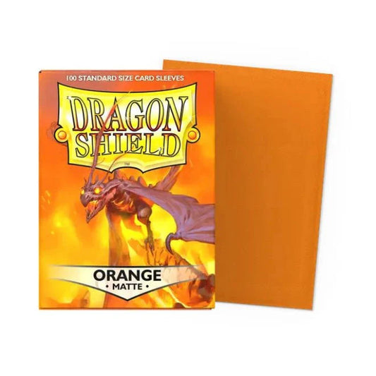 Dragon Shield Sleeves: Standard- Matte Orange