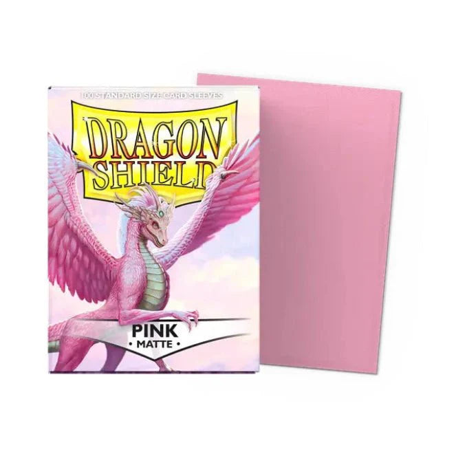Dragon Shield Sleeves: Standard- Matte Pink