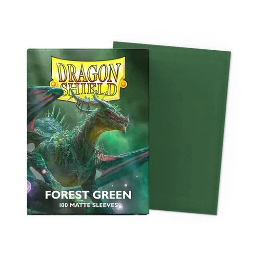 Dragon Shield Sleeves: Standard- Matte Forest Green
