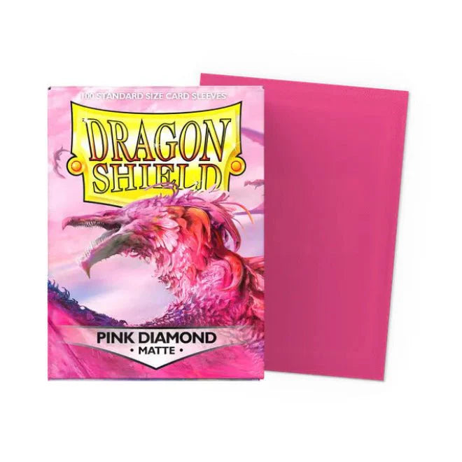 Dragon Shield Sleeves: Standard- Matte Pink Diamond