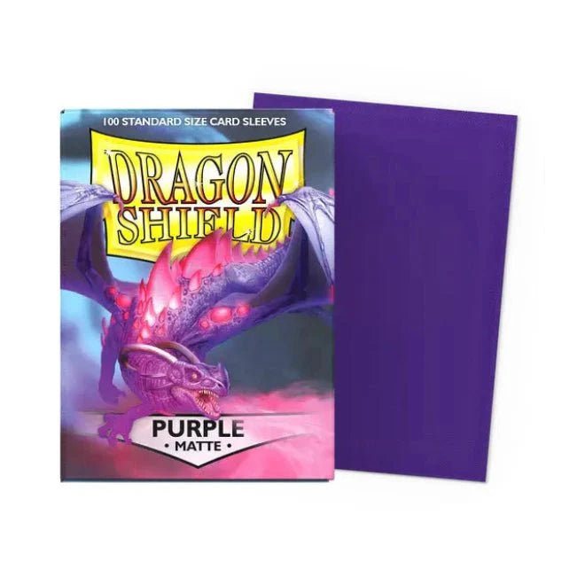 Dragon Shield Sleeves: Standard- Matte Purple