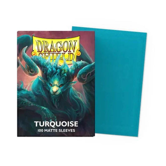 Dragon Shield Sleeves: Standard- Matte Turqouise