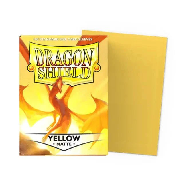Dragon Shield Sleeves: Standard- Matte Yellow