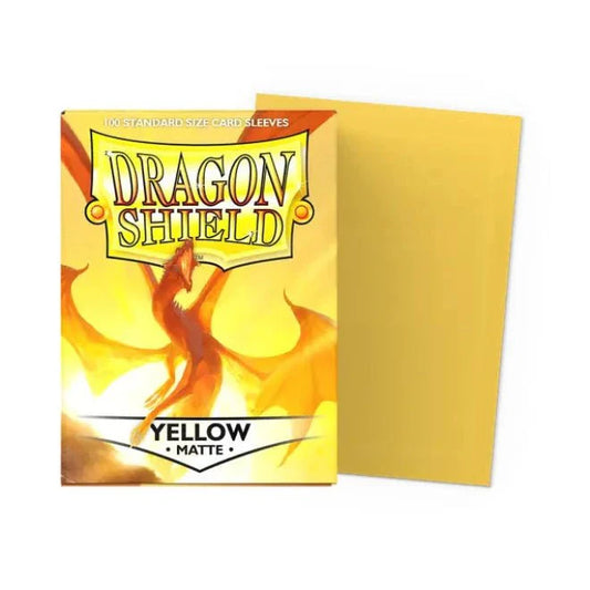 Dragon Shield Sleeves: Standard- Matte Yellow