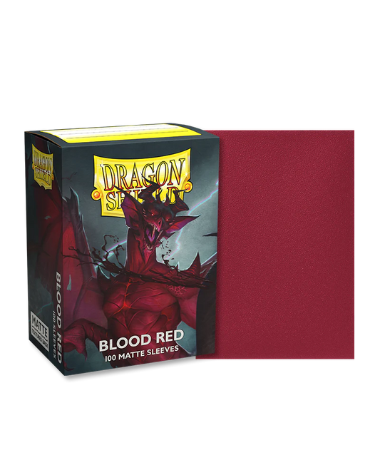 Dragon Shield Sleeves: Standard- Matte Blood Red -Simurag-