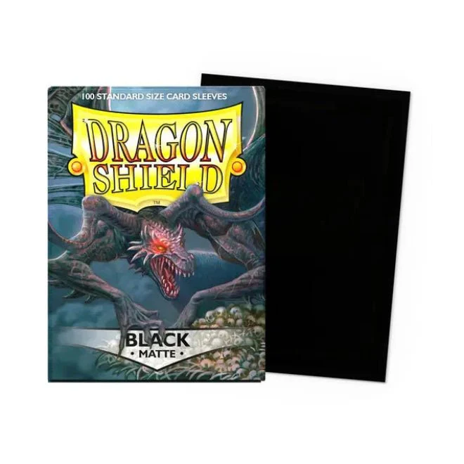 Dragon Shield Sleeves: Standard- Matte Black