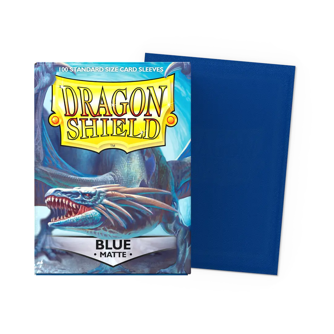 Dragon Shield Sleeves: Standard- Matte Blue