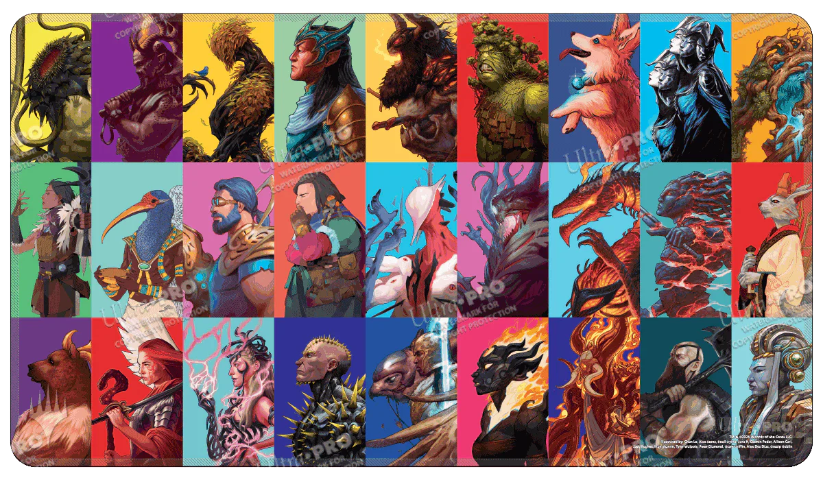 Playmat: MTG Stitched- Modern  Horizons 3- Legend Montage