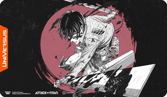 UniVersus CCG: Attack on  Titan Apocalypse- Usurper (Erin Yeager)  Playmat