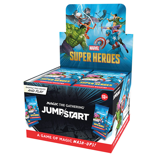 (PREVENTA) MTG: Universes Beyond- Marvel Super Heroes Jumpstart Booster Display