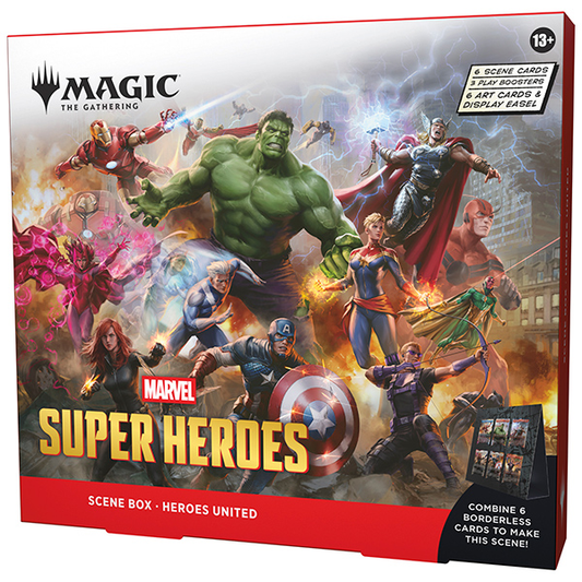 (PREVENTA) MTG: Universes Beyond- Marvel Super Heroes Scene Box Display
