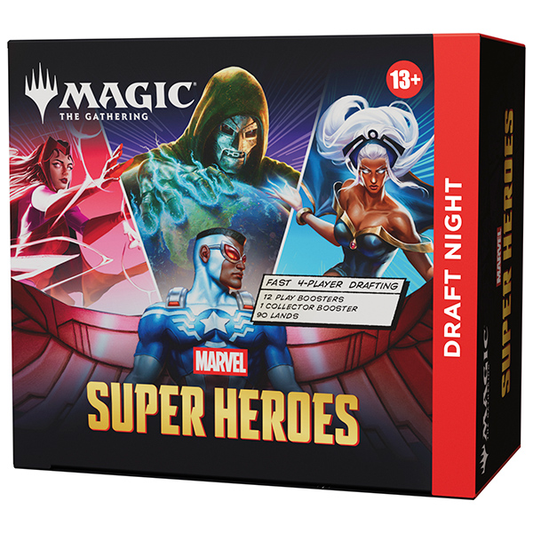 (PREVENTA) MTG: Universes Beyond- Marvel Super Heroes Draft Night Box