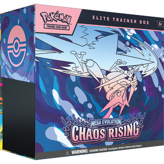 Pokemon TCG: Mega Evolution Chaos Rising- Elite Trainer Box (Preventa)