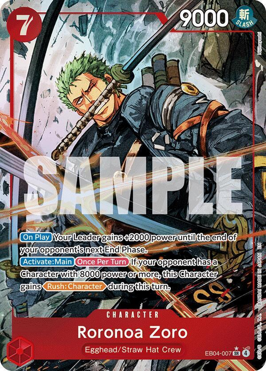 Roronoa Zoro (EB04-007) (Alternate Art) - Adventure on Kami's Island (OP15-EB04)