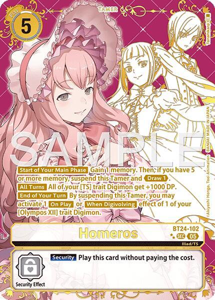 Homeros (Rare Pull) - Time Stranger (BT-24)