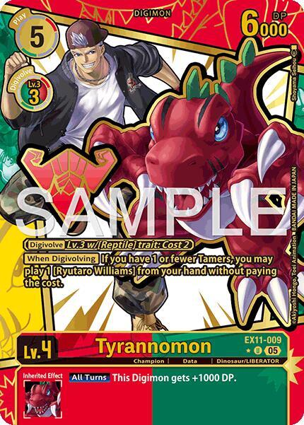 Tyrannomon (Rare Pull) - Dawn of Liberator (EX-11)