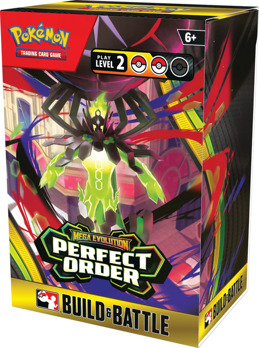 Pokemon TCG: Mega Evolution - Perfect Order Build & Battle Box
