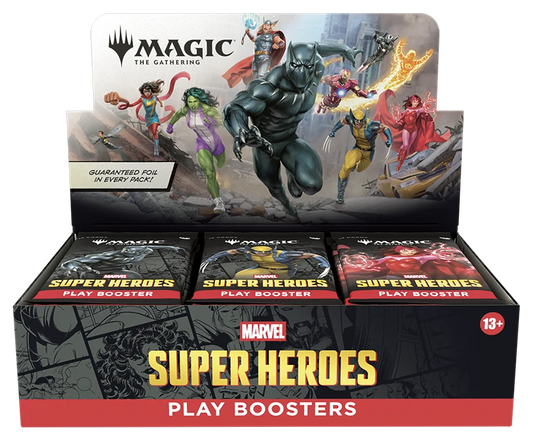 MTG: Universes Beyond- Marvel Super Heroes Play Booster Display