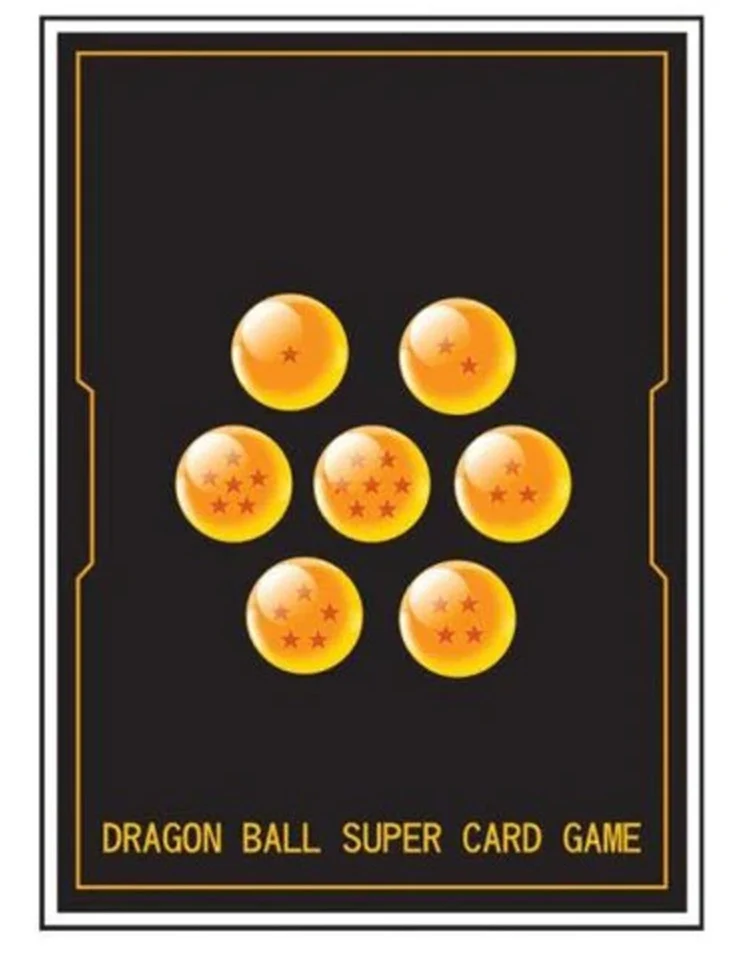 Dragon Ball: Fusion World Card Sleeves - Standar Black
