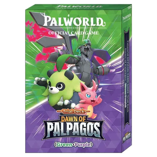 Palworld OCG: Dawn of Palpagos Trial Deck- Green & Purple