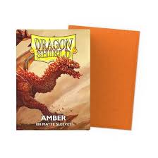 Dragon Shield Sleeves: Standard- Matte Amber