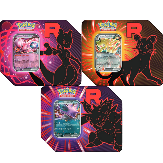 Team Rocket Tin Trio (Inglés)